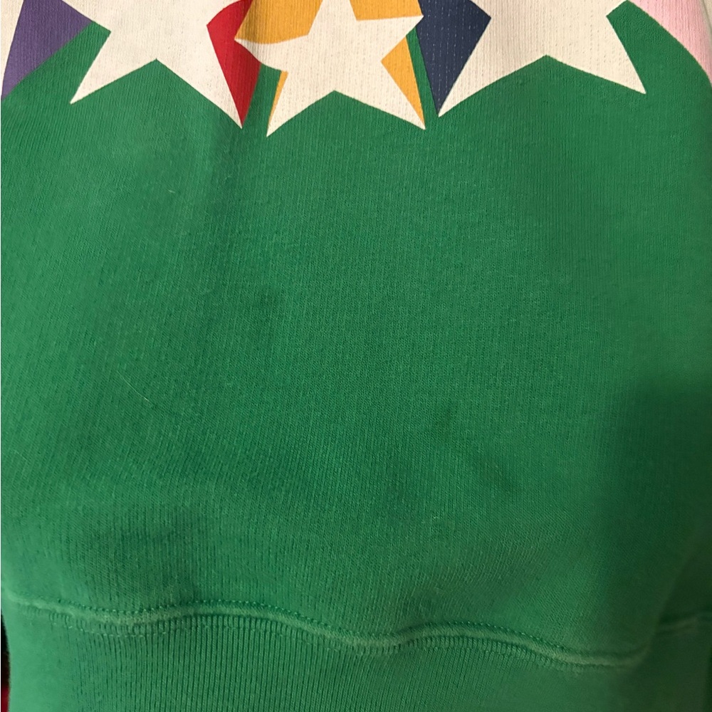 Gucci Green Pullover Hoodie With Signature Label View 5